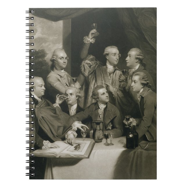 Sir William Hamilton (1730-1803) with other Connoi Spiral Notebook (Front)