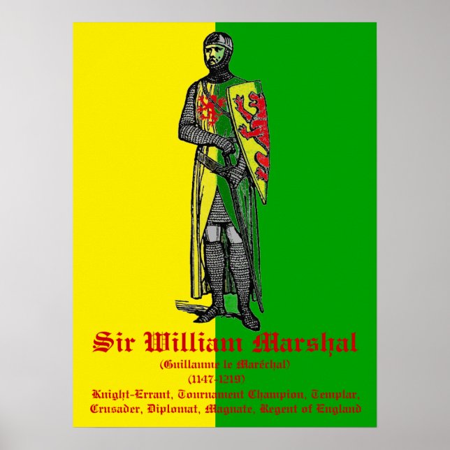 Sir William Marshal Poster (Front)