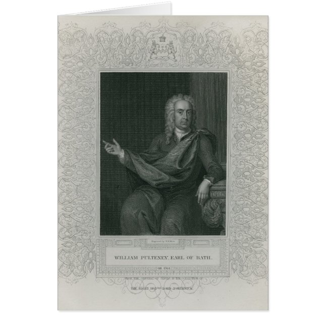 Sir William Pulteney, Earl of Bath (Front)