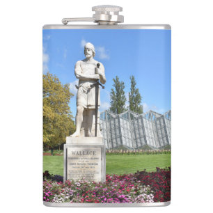 Sir William Wallace Statue Hip Flask