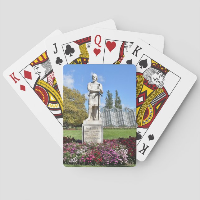 Sir William Wallace Statue Playing Cards (Back)