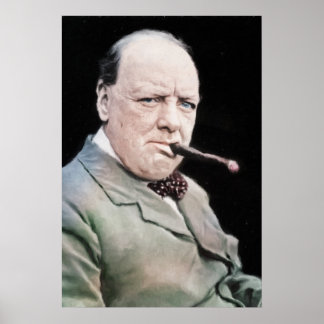 Sir Winston Churchill Poster