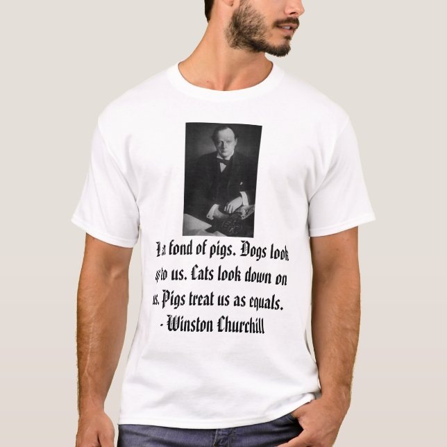 Sir Winston Churchill T-Shirt (Front)