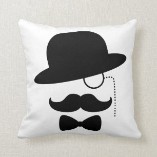 Sir with Moustache Cushion