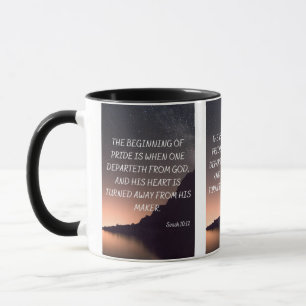 Sirach 10:12 KJV Bible Scripture Pic Two-Tone Mug