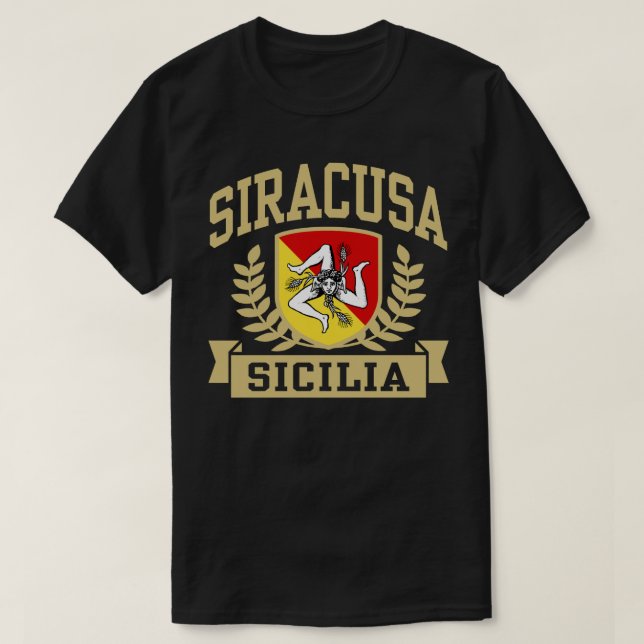 Siracusa Sicilia T-Shirt (Design Front)