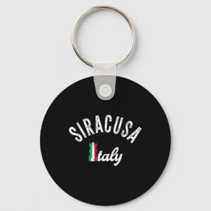 Siracusa Sicily Vacation Souvenir - Retro Siracusa Key Ring