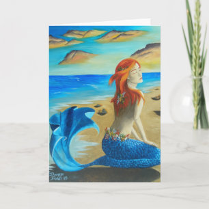 Siren - Blank Greeting Card