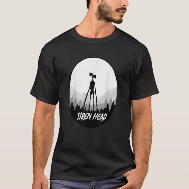 Siren Head Sirenhead Creepypasta Horror Trick or T T-Shirt (Front)