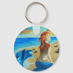 Siren - mermaid key ring