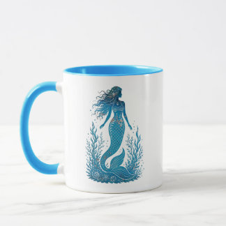 Siren Ocean Art Mug