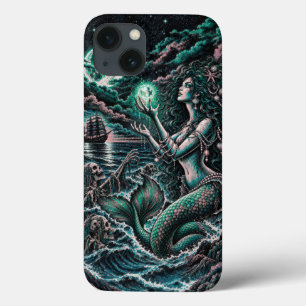 Siren’s Cove Dark Mermaid Nautical Fantasy iPhone 13 Case