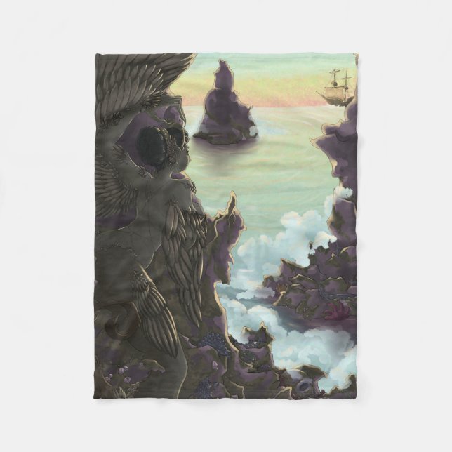 Siren Stones Fleece Blanket (Front)