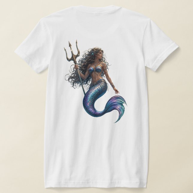 Siren with Spear T-Shirt (Laydown Back)