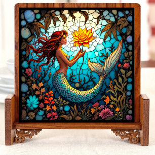  Siren's Garden Ceramic Tile