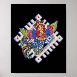 Sirin Mythological Slavic Norse Paganism Ancient K Poster