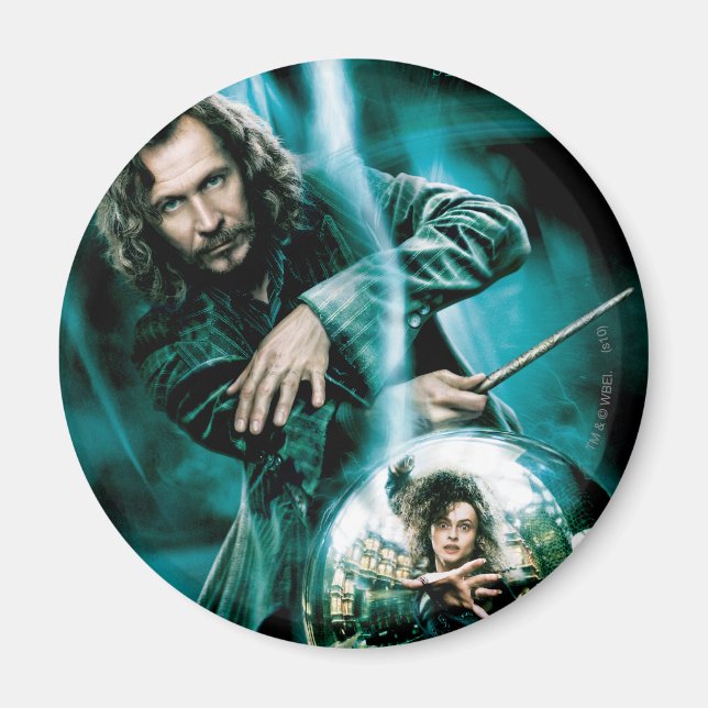 Sirius Black and Bellatrix Lestrange Magnet (Front)