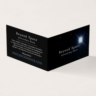 Sirius, Brightest Star Astronomer, Astronomy Store Business Card