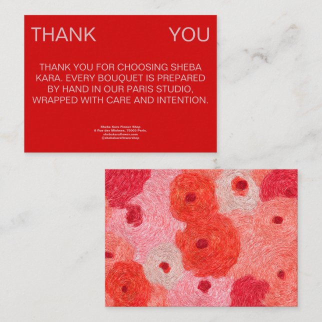 Sirocco Thank You Card (Front/Back)
