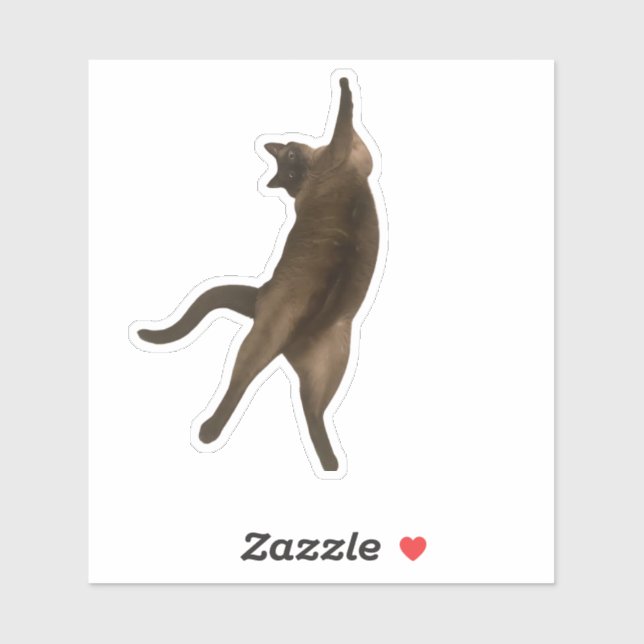 SirPercyPaws - Funny Pose Cat Sticker (Sheet)