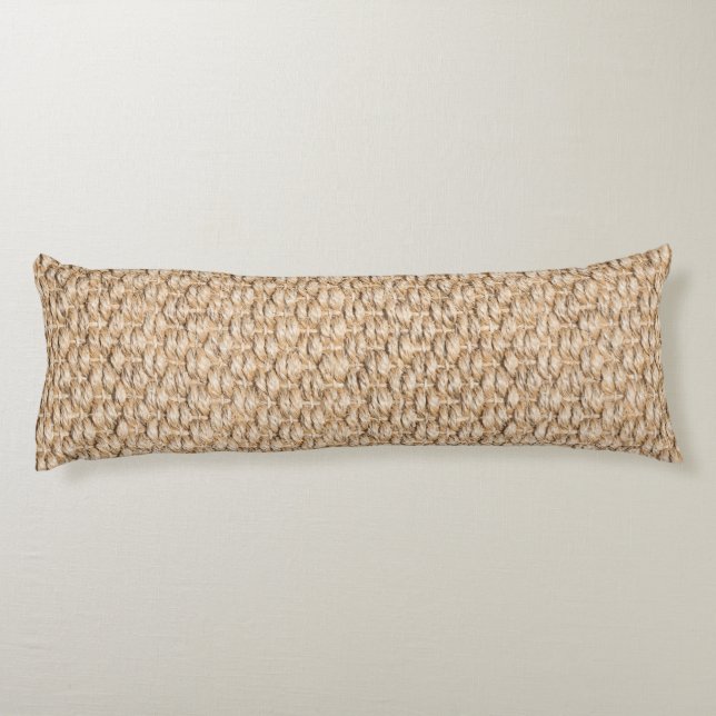 Sisal carpet pattern body cushion (Back)