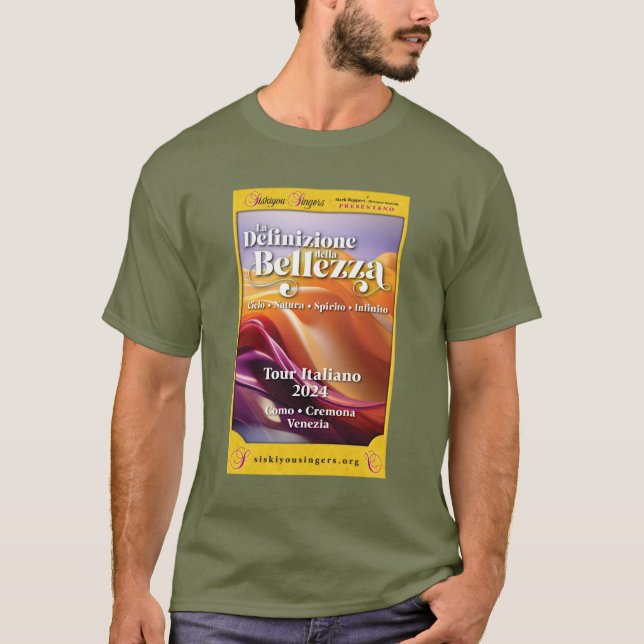 Siskiyou Singers 2024 Italy Tour T-Shirt (Front)