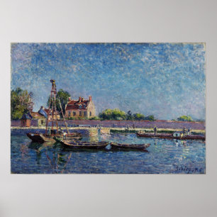Sisley - The Lock Of Saint-Mammes 1885 Poster