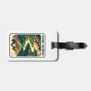 Sisquoc River California Colours Luggage Tag