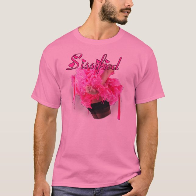 Sissified - Pink Frills T-Shirt (Front)