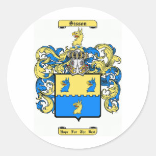sisson classic round sticker