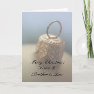Sister and Brother in Law Christmas Card