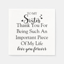 Sister Appreciation Thank You For Being In My Life