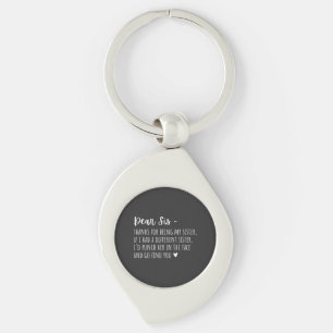 sister appreciation, us holiday, celebration, holi key ring