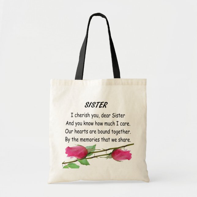 SISTER -BAG TOTE BAG (Front)