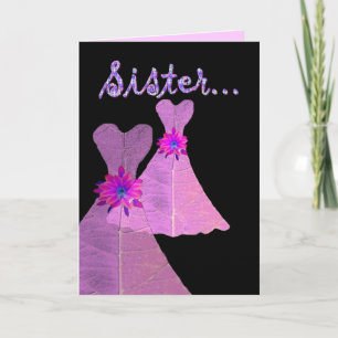 SISTER_ Be My Bridesmaid - Customisable Invitation