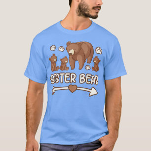 sister bear 3 cub shirt for womens, sister bear sh