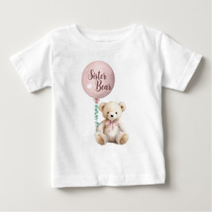 Sister Bear Teddy Baby Shower T-Shirt