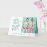 Sister Best Friends Forever Photo Teal Birthday Card<br><div class="desc">Sister Best Friends Forever Photo Teal Birthday Especially for your sister on her birthday and add your own favourite photo of you both.</div>
