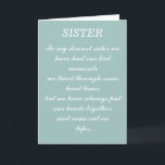 SISTER BIRTHDAY CARD<br><div class="desc">CUSTOMIZE FRONT INSIDE AND BACK</div>