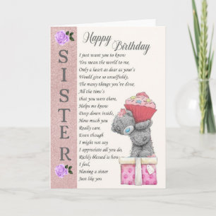 Sister Birthday card