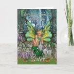 Sister Birthday Card - Angelica Fantasy Woodland F<br><div class="desc">Sister Birthday Card - Angelica Fantasy Woodland Fairy</div>