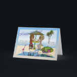 Sister Birthday, Cutie Pie collection Beach Life Card<br><div class="desc">Sister Birthday,  Cutie Pie collection Beach Life</div>