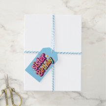 Sister Birthday Rainbow Bubble Gift for Sister