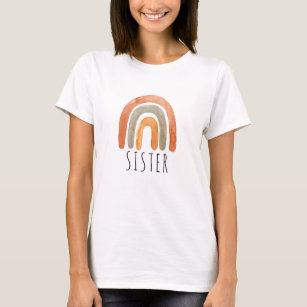 Sister Boho Rainbow Family Matching T-Shirt
