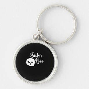 Sister Boo Halloween Key Ring