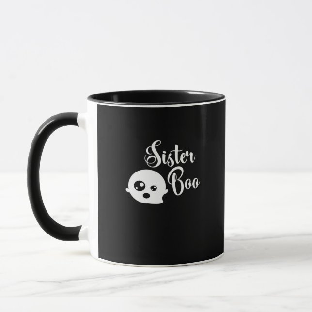 Sister Boo Halloween  Mug (Left)