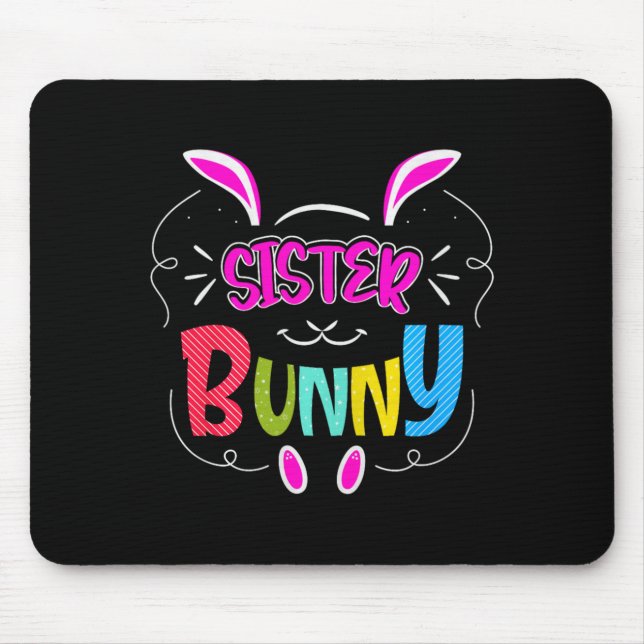 Sister Bunny Premium Tri-blend  Mouse Pad (Front)