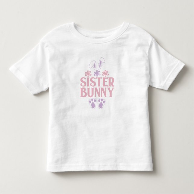 Sister Bunny Toddler T-Shirt (Front)