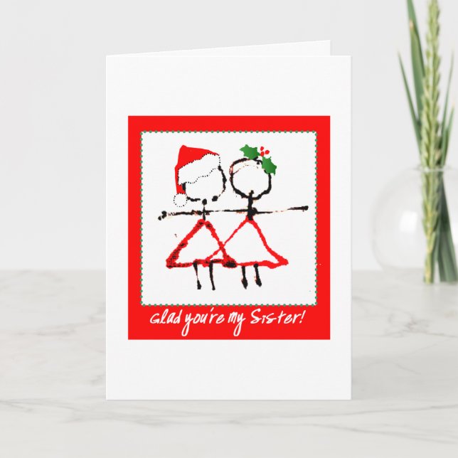 SIster Christmas Card (Front)