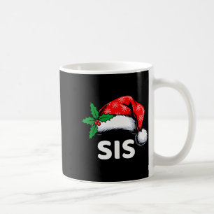 Sister Christmas Family Pajamas Matching Santa Hat Coffee Mug